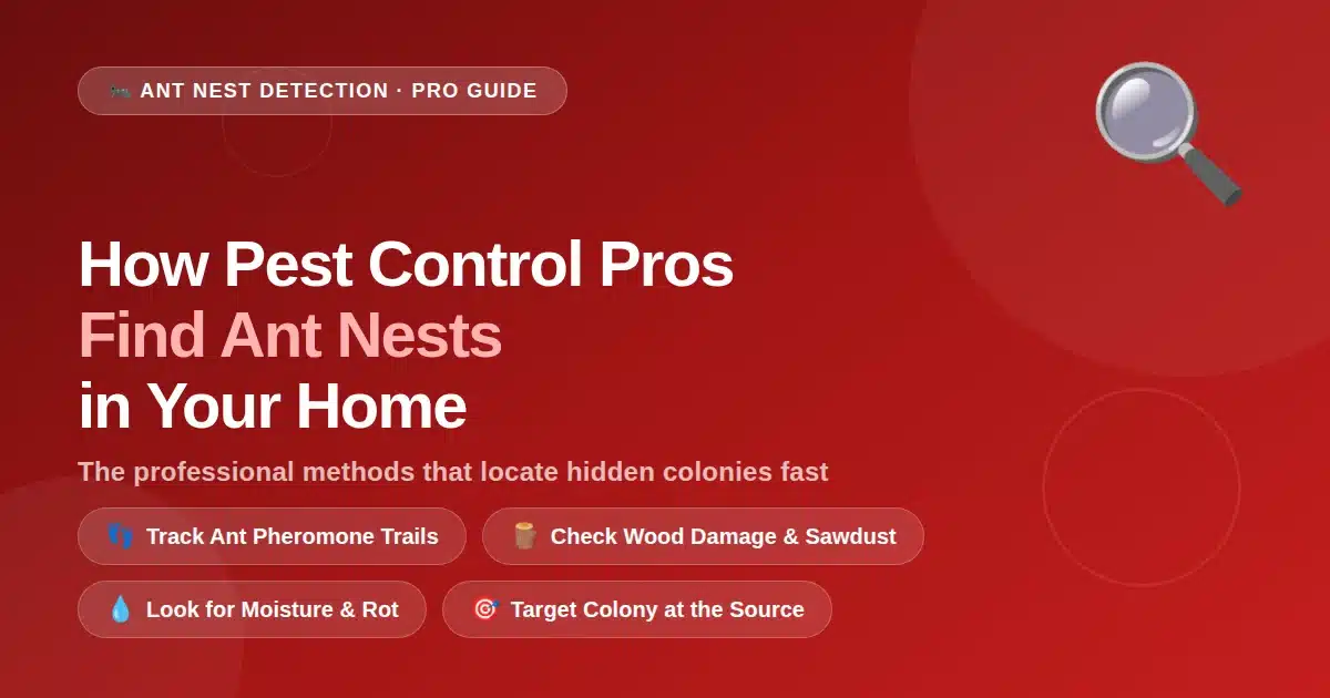 Find Ant Nests