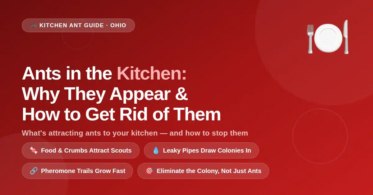 Kitchen ants infestation