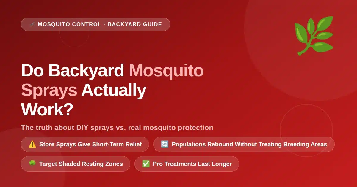 Backyard mosquito spray